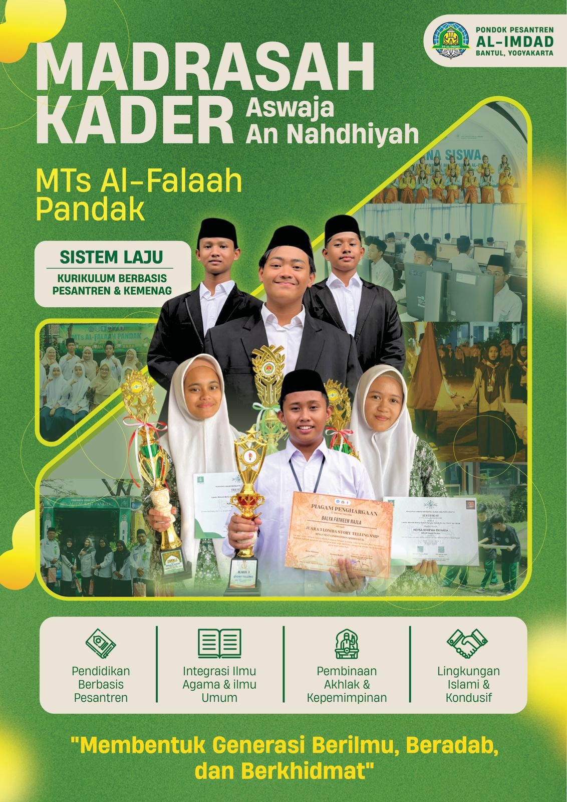 PENDAFTARAN MURID BARU MTs AL-FALAAH PANDAK (SISTEM LAJU / NON-ASRAMA)